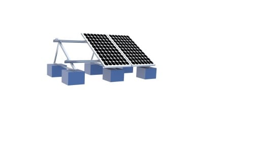 Flat Roof Triangle Solar Mount